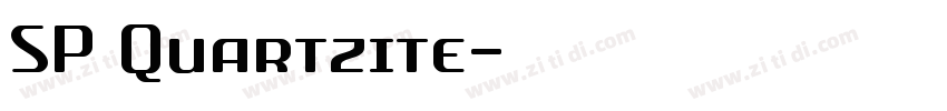 SP Quartzite字体转换